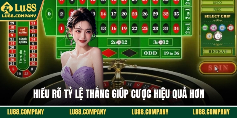 Hiểu rõ tỷ lệ thắng giúp cược hiệu quả hơn